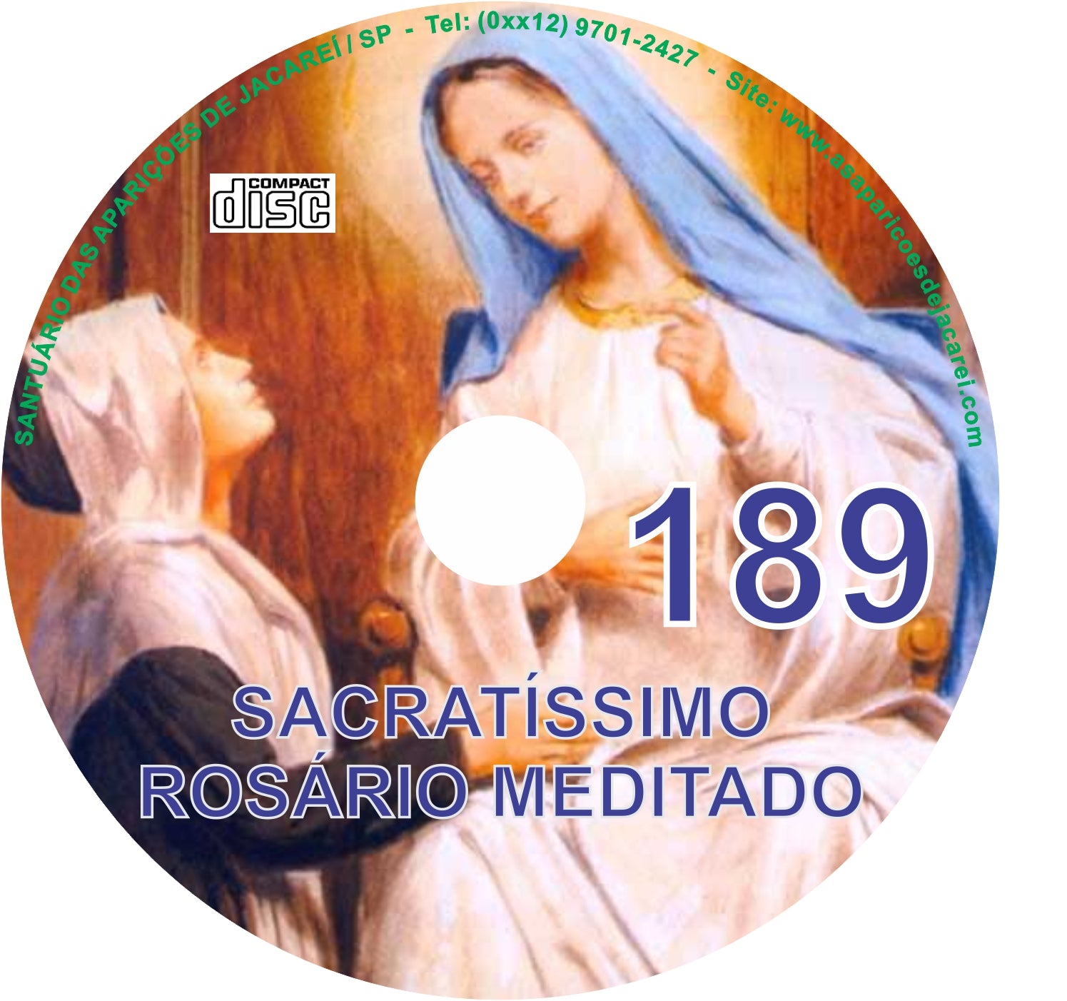 Cd Rosário Meditado 189 Cd Rosário Meditado 189